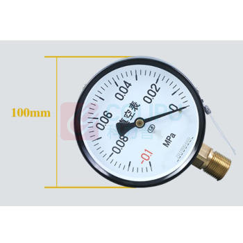 中环天仪 真空压力表 Y-100 -0.1~0~100MPa(量程内可选)