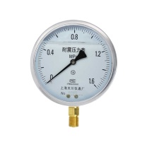 上海天川 不锈钢压力表 Y-150 -0.1-0.5MPa 1.6级