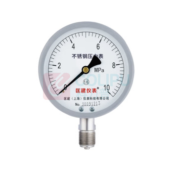 匡建仪表 指针压力表 Y-150 1.6级 表盘直径150mm 0-10MPa