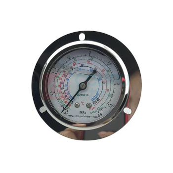 秦仪 耐震压力表(含检测报告) YN-60ZT -0.1-3.8MP d0=70,D=60,轴向轴心直接镶嵌式,螺纹M11*1.25