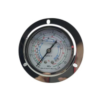秦仪 耐震压力表(含检测报告) YN-60ZT -0.1-3.8MP d0=70,D=60,轴向轴心直接镶嵌式,螺纹M11*1.25
