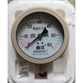 秦仪 膜盒压力表(不含检测报告) YE-60 0-60kpa 2.5级