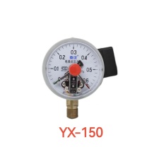 秦仪 电接点压力表(含效验报告) YX-150 0-0.6MPa 1.6级,工作电压AC380V,触头功率:30VA