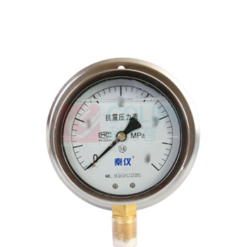 秦仪 60直径径向充油型压力表定制 YTN-60 /0MPa-10MPa