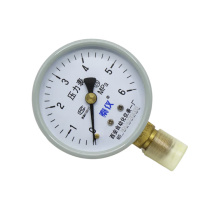 秦仪 60直径径向不锈钢压力表定制 Y-60BF /0MPa-6MPa
