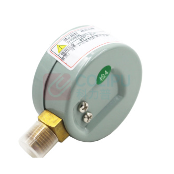 秦仪 60直径径向不锈钢压力表定制 Y-60BF /0MPa-6MPa