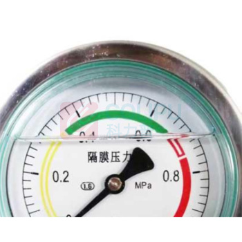 江苏杰创 隔膜压力表 JC-YPBF-150 毛细管不锈钢膜片 150mm YPBF-150 0-1MPa 防爆 法兰