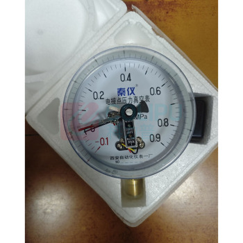 秦仪 电接点压力表 -0.1MPa~ 0.9Mpa 1.6级/φ150/径向 (不含检测)
