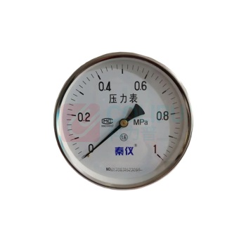 秦仪 压力表 YTF-60ZQ-Z 介质:氮气量程:0~1.0MPa,精度1.6级 不含检测费