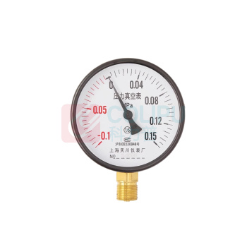 上海天川 电接点真空压力表 YZXC-100 (-0.1-0.15mpa) 1.6级 Φ100 (径向,不含检测)