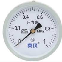 秦仪 压力表 0-1mpa 轴向直径60mm