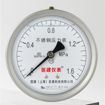 匡建仪表 不锈钢耐震压力表 YN-100BFZ 0~60MPa M20*1.5 轴向