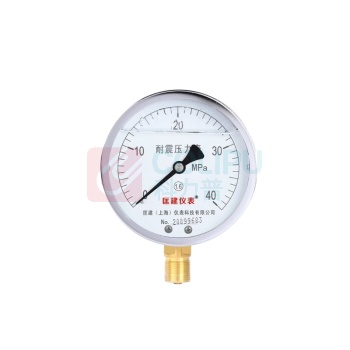 匡建仪表 耐震压力表 YTN-150 0-40mpa径向 1.6级