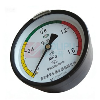 圣华 轴向压力表 0~1.6Mpa 螺纹M20*1.5