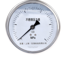 匡建仪表 不锈钢耐震压力表 YTN-100BFZ 0-1MPa 轴向安装 不带面板 防腐蚀 耐高温