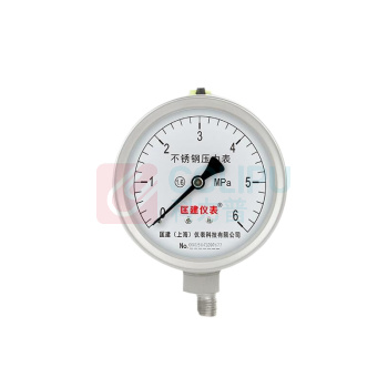 匡建仪表 普通压力表 Y-100BF 0-6MPa 1.6级 M20*1.5