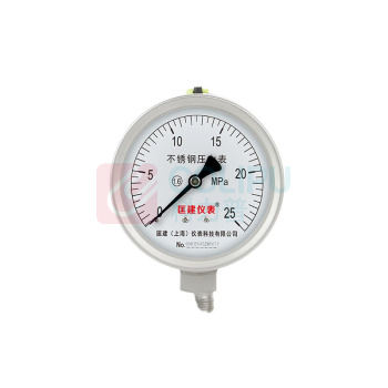 匡建仪表 普通压力表 Y-100BF 0-25MPa 1.6级 M20*1.5