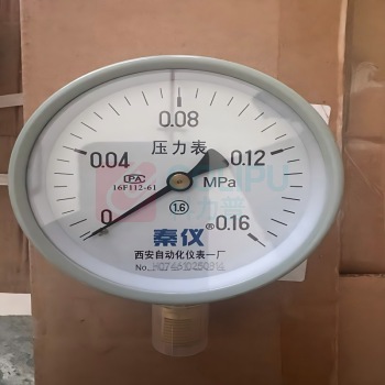 秦仪 压力表 Y-100 (0-0.16) Mpa精度等级:1.6 不含检测费用