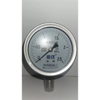 秦仪 不锈钢压力表 Y-150 径向0-2.5MPa精度等级1.6 M20x1.5(不含检测报告)
