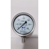 秦仪 不锈钢压力表 Y-60 径向0-0.6MPa精度等级1.6 M14x1.5(不含检测报告)