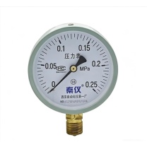 秦仪 压力表(不含检测报告) Y-100 0-0.25mpa精度等级1.6级