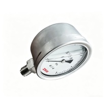 震坤行 不锈钢耐震压力表 YN-100B 100mm/0~0.1MPa/M20×1.5/径向/1.6级