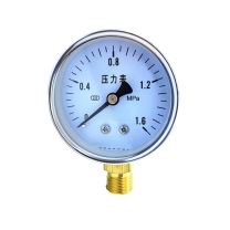 上减 压力表 M14×1.5 Ф60 0-1.6Mpa径向直接式 2.5级 GB/T1226-2001 不含检测费用