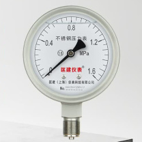 匡建仪表 CONJANT KJ 压力表 YTN-100BF 0-1.6mpa 304不锈钢耐震压力 耐高温耐腐蚀