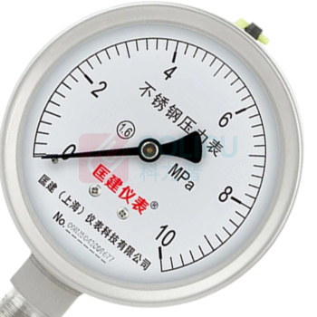 匡建仪表 CONJANT KJ 普通压力表 Y-100BF 0-10MPa 1.6级