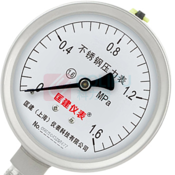 匡建仪表 CONJANT KJ 普通压力表 Y-100BF 0-1.6MPa 1.6级