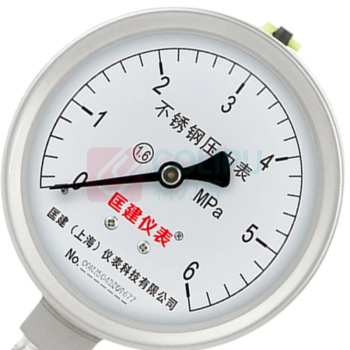 匡建仪表 CONJANT KJ 普通压力表 Y-100BF 0-6MPa 1.6级