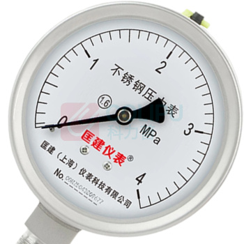 匡建仪表 CONJANT KJ 普通压力表 Y-100BF 0-4MPa 1.6级