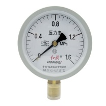 红旗 真空压力表 Y-100-0.1-0.06MPA
