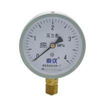 秦仪 乙炔压力表 0-4MPa 精度等级2.5禁油表盘直径Փ60 