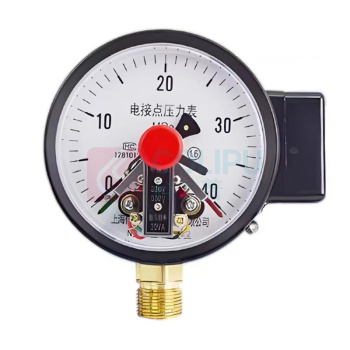 图形 磁助电接点压力表 YXC100-I 精度1.6 (0-40)Mpa 接头螺纹M20*1.5 220V (本色)