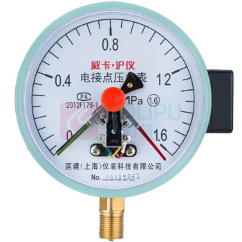 匡建仪表 不锈钢压力表0-1.6mpa表盘10厘米 Y-100BF
