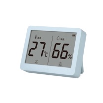 得力 deli 室内温湿度表 LE500-TQ LCD\电子温湿度计老人儿童礼物生日礼品 婴儿房 办公用品 (蓝色)