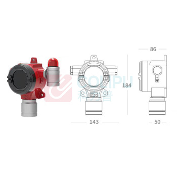 创信 固定式氧气探测器 DTX
