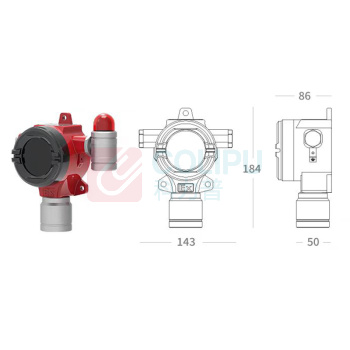 创信 固定式氧气探测器 DTX