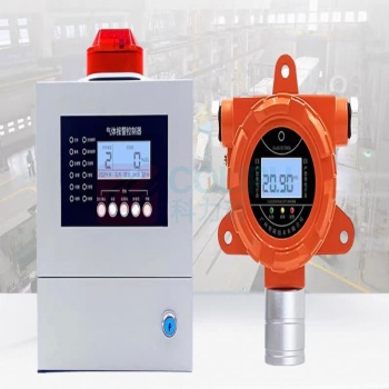 晶事达 固定式氧气探测器 GTYQ-KL800-O2-LJ 有线主机+氧气浓度报警器