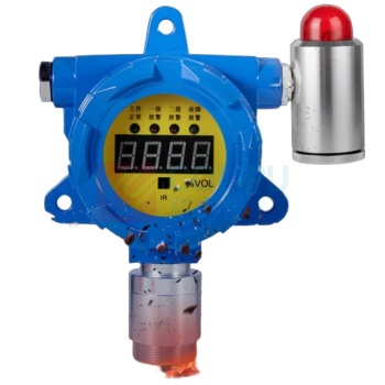 保时安 数显声光款硫化氢H2S 固定式气体检测仪 0-100ppm GQ-DX101 /