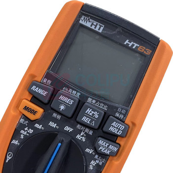 HT 真有效值数字万用表 HT63 直流电压量程：0.1mV-1000V 