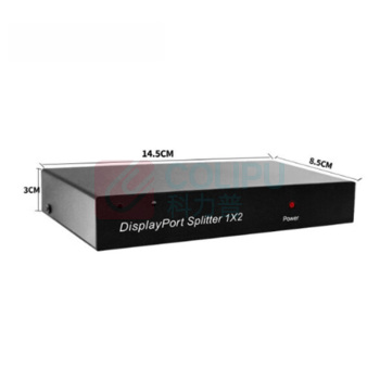 也仁 分配器 DP一分二分配器 14.5*8.5*3cm (黑色)