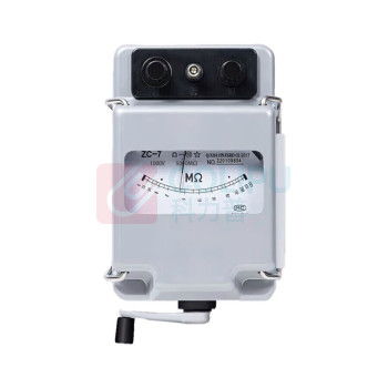 钺牌电仪 手摇式电阻测试仪 手动电阻摇表 手摇兆欧表 ZC-7型 1000V/5000MΩ