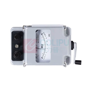 钺牌电仪 手摇式电阻测试仪 手动电阻摇表 手摇兆欧表 ZC-7型 500V/2000MΩ