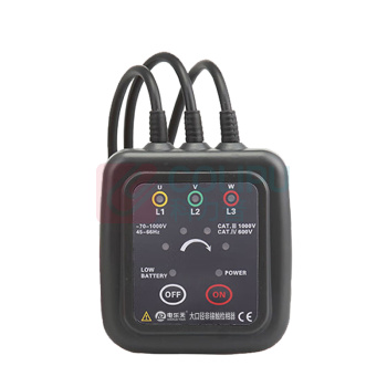 电乐天 大口径非接触检相器相位计 DLT-CKW1000D 活电范围:AC 70~1000V,45~65Hz (正弦波连续输入)