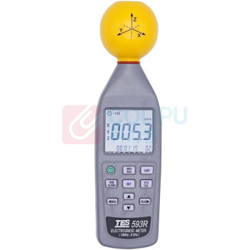泰仕 电磁波污染强度计 TES-593R 测试量程:20mV/m~108.0V/m