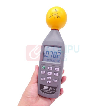 泰仕 电磁波污染强度计 TES-593R 测试量程:20mV/m~108.0V/m