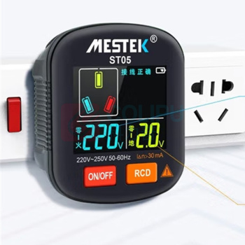 MESTEK 智能数显插座仪多功能相位检测仪 ST05