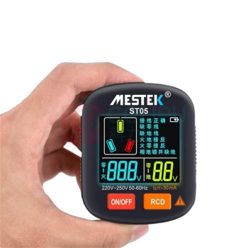 MESTEK 智能数显插座仪多功能相位检测仪 ST05